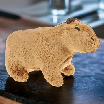 DAWRIS Capybara Plüschtier - Realistisches Kuscheltier