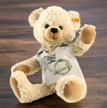 Lenni Teddybär mit T-Shirt, blond 40cm, weich & waschbar - Steiff 109508