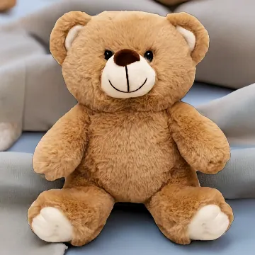 MilaBoo kuschelweicher Teddybär beige 20cm inkl. Postkarte – Liebevoller Kuschelfreund