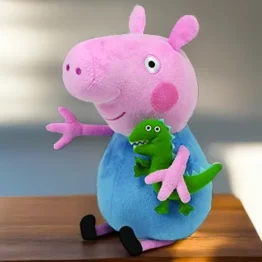 Peppa Pig George, Schwein mit kleinem Dinosaurier 25cm - TY 7196231