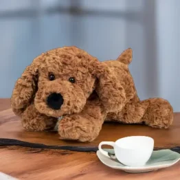 Schlenkerhund braun 28cm Kuscheltier Plüschtier - Teddy Hermann 91974