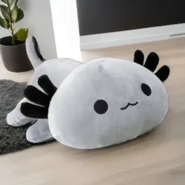 shownicer Axolotl Kuscheltier grau 50cm – Dein Kawaii Kuschelfreund!